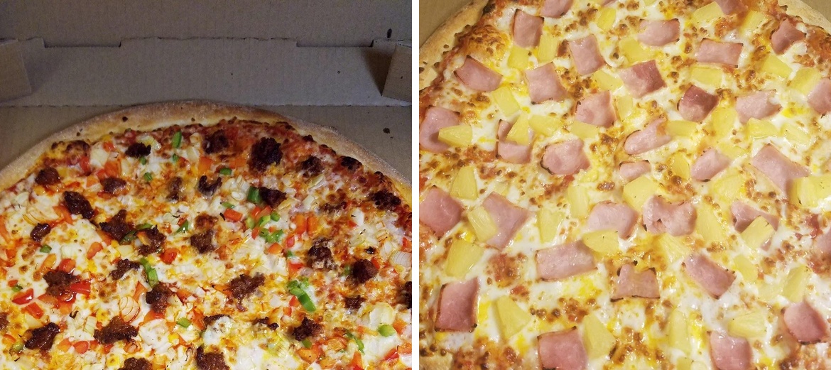 Home Run Pizza Menu