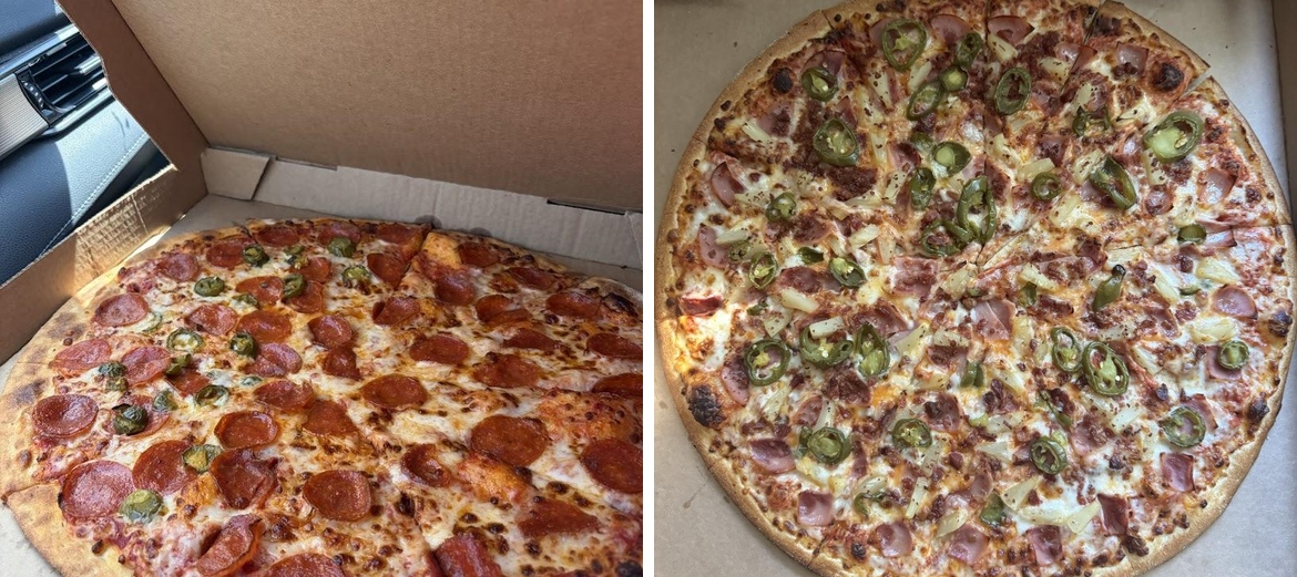 Home Run Pizza Menu